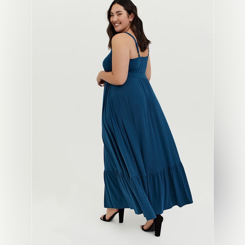 Torrid Navy Jersey Maxi dress SIZE 2